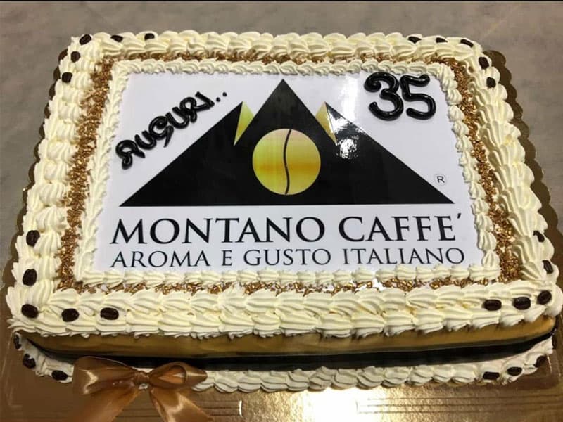Torta 35 anni- Montano Caffè