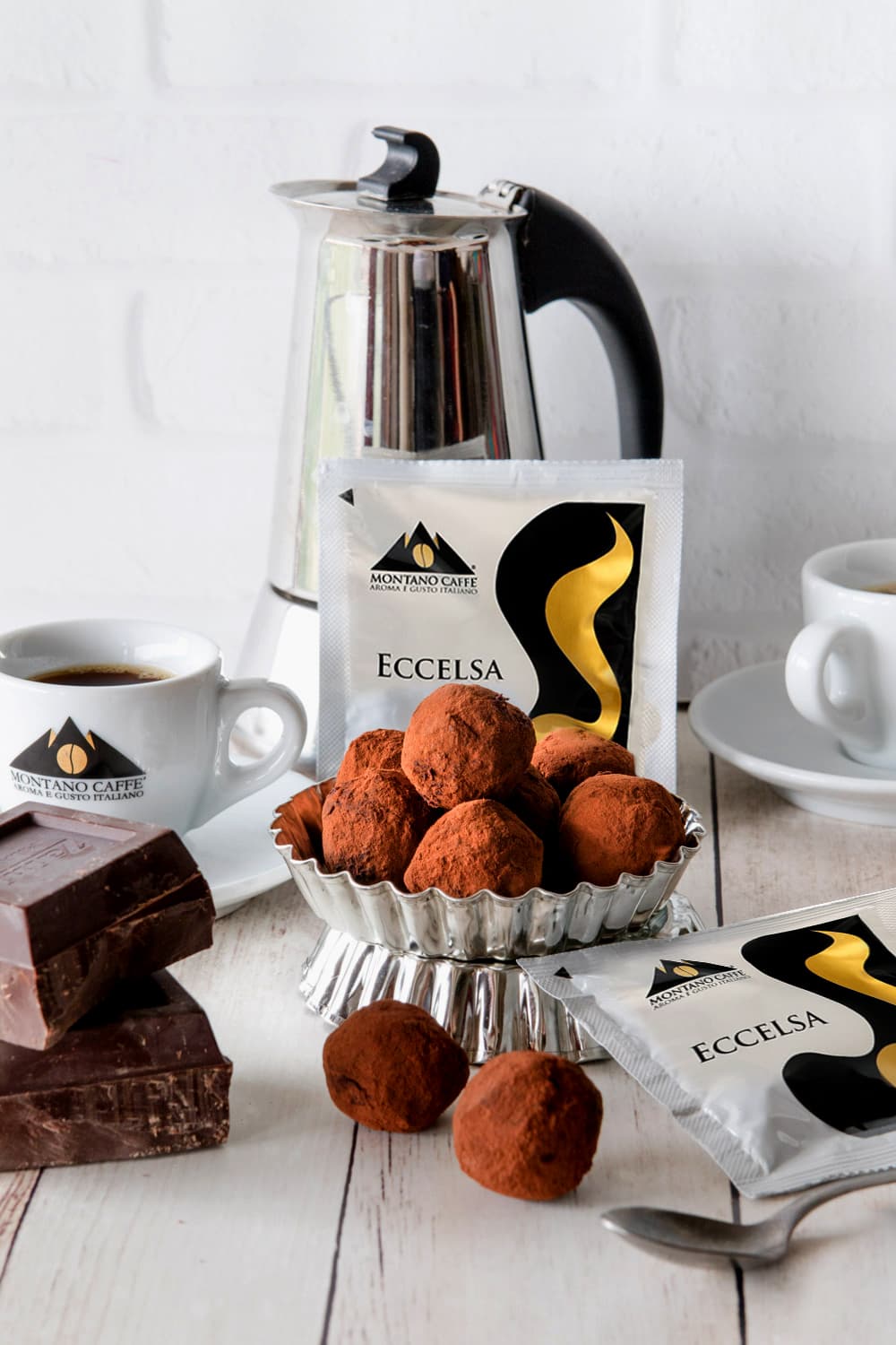 Pillole di Caffè - Tartufini al cioccolato- Montano Caffè