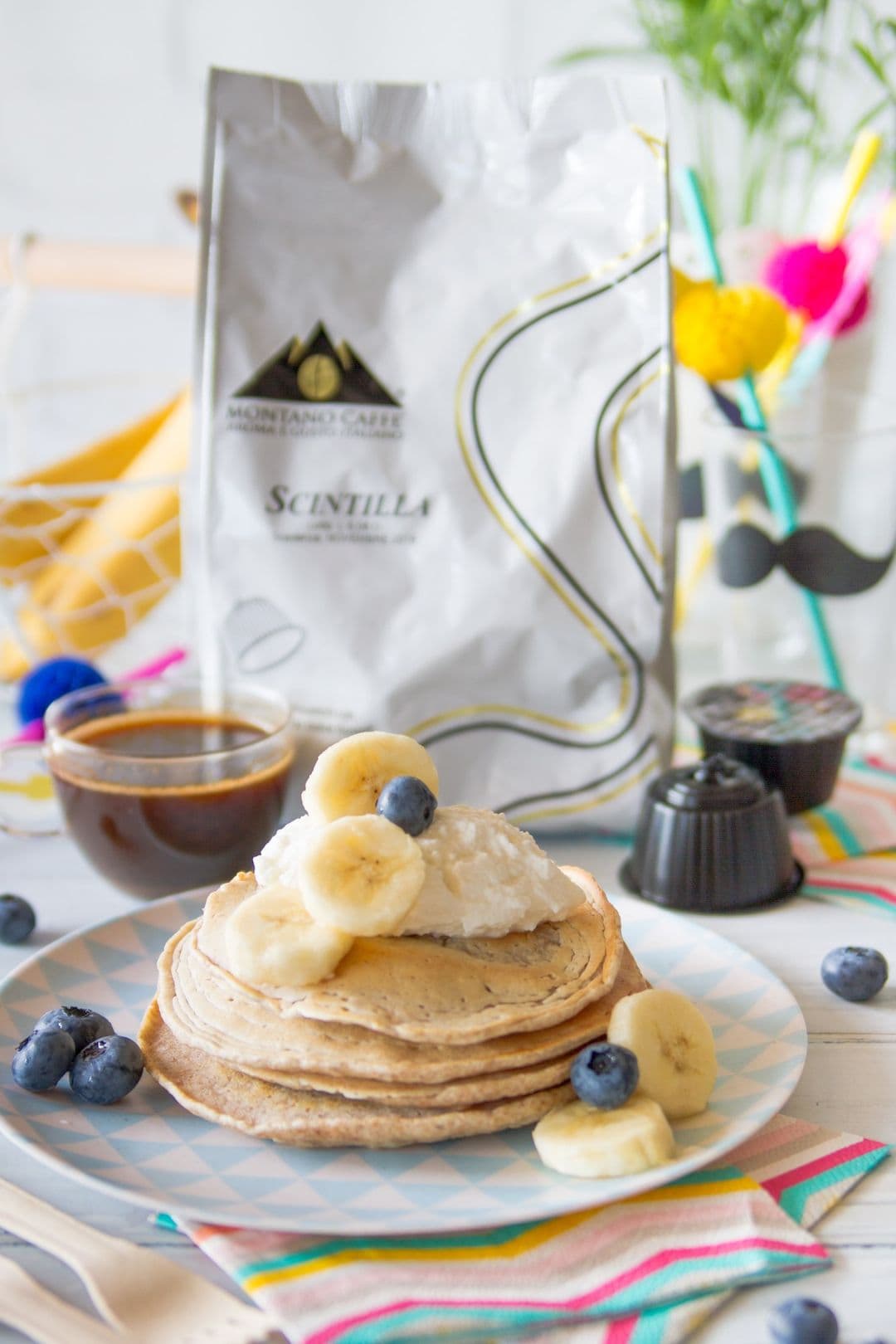 Pillole di Caffè - Pancacke banana e cocco - Montano Caffè